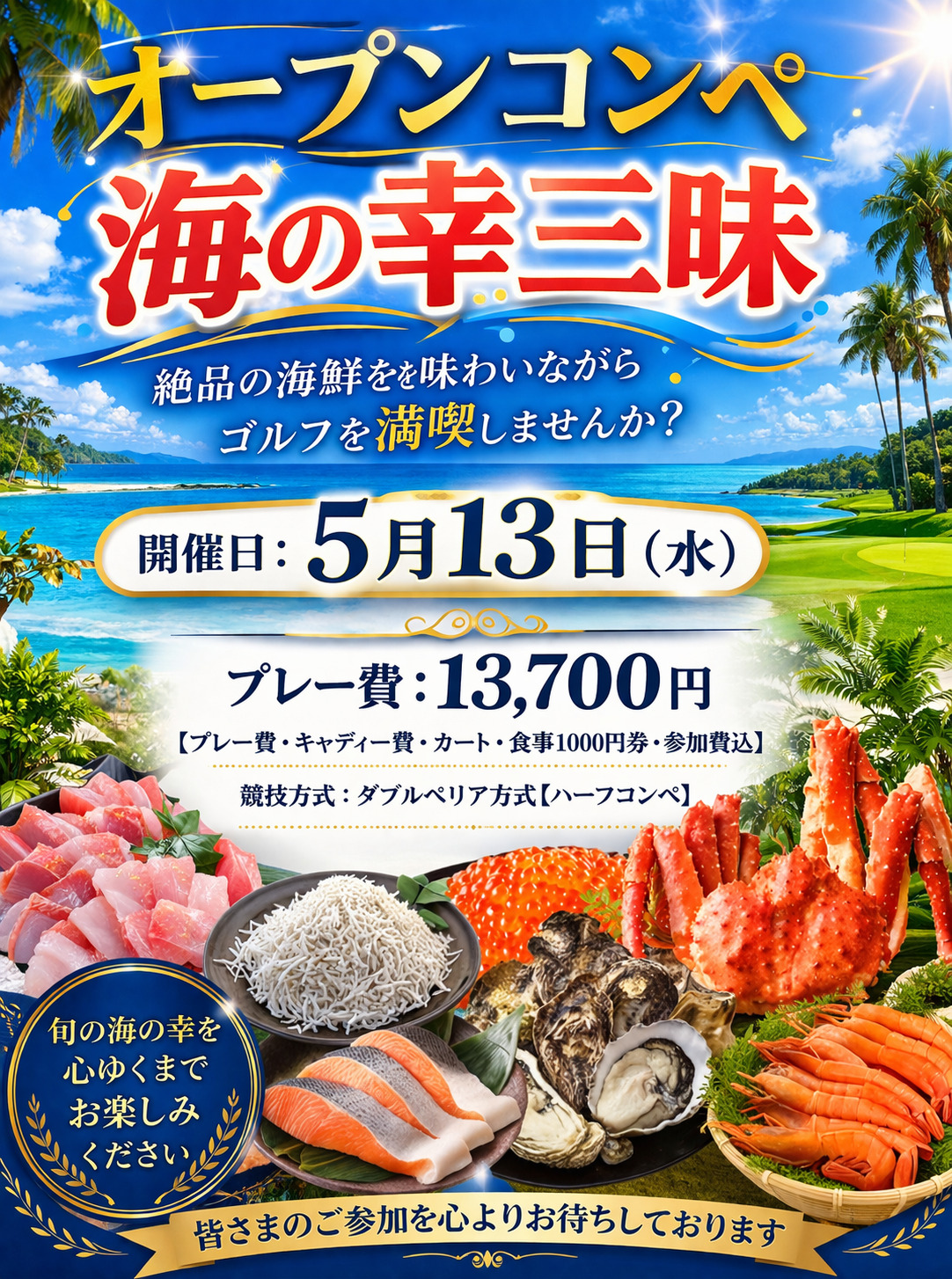 緊急企画コンペ | JFE瀬戸内海ゴルフ倶楽部 | 岡山県笠岡市のゴルフ場